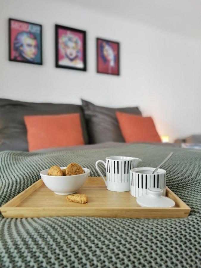 Neues City Center Piano Appartement Mit Netflix Klagenfurt am Woerthersee Buitenkant foto